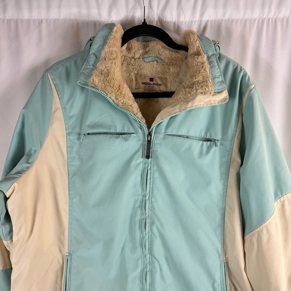 Woolrich Women's Mint and Cream Jacket Size:L - Picture 3 of 14